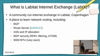 import-56119-eng-LabIX_Creating_an_Internet_Exchange_in_Your_Local_Hackerspace_hd.mp4 | Attribution: BornHack Video Team | License: CC_BY_4_0 import-56119-eng-LabIX_Creating_an_Internet_Exchange_in_Your_Local_Hackerspace_hd.mp4 | Attribution: BornHack Video Team | License: CC_BY_4_0